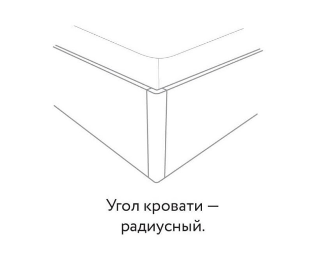 Кровать с ортопедом и мягкой спинкой ПМ 1600 Милана гаскон пайн / белый лофт
